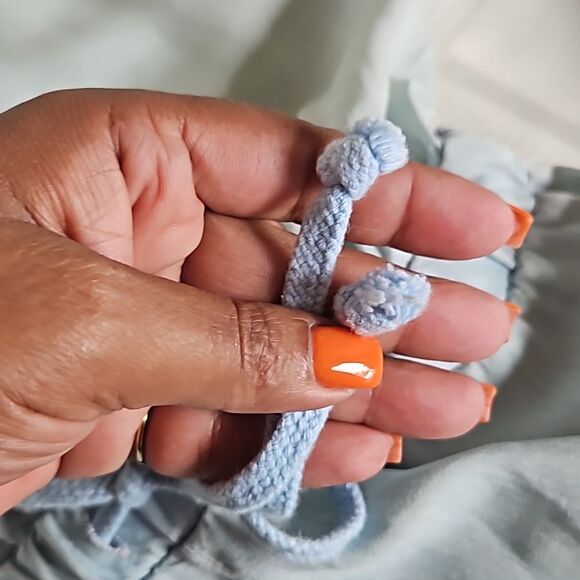 Women's Jumpsuit With Low V-Back Medium Light Blue Washed - Picture 11 of 16